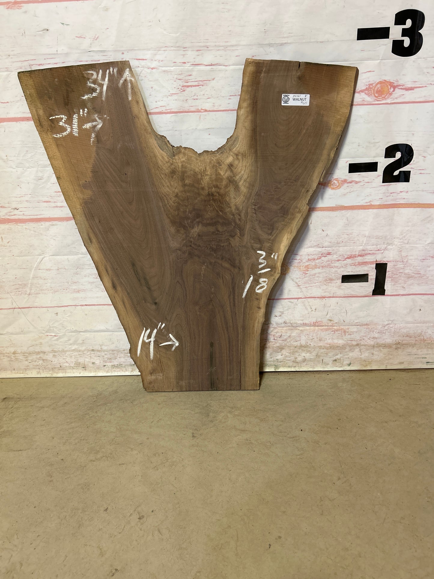 Live Edge Walnut Sku#24161M-8