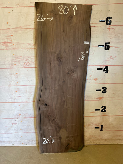 Live Edge Walnut Sku#24599-29