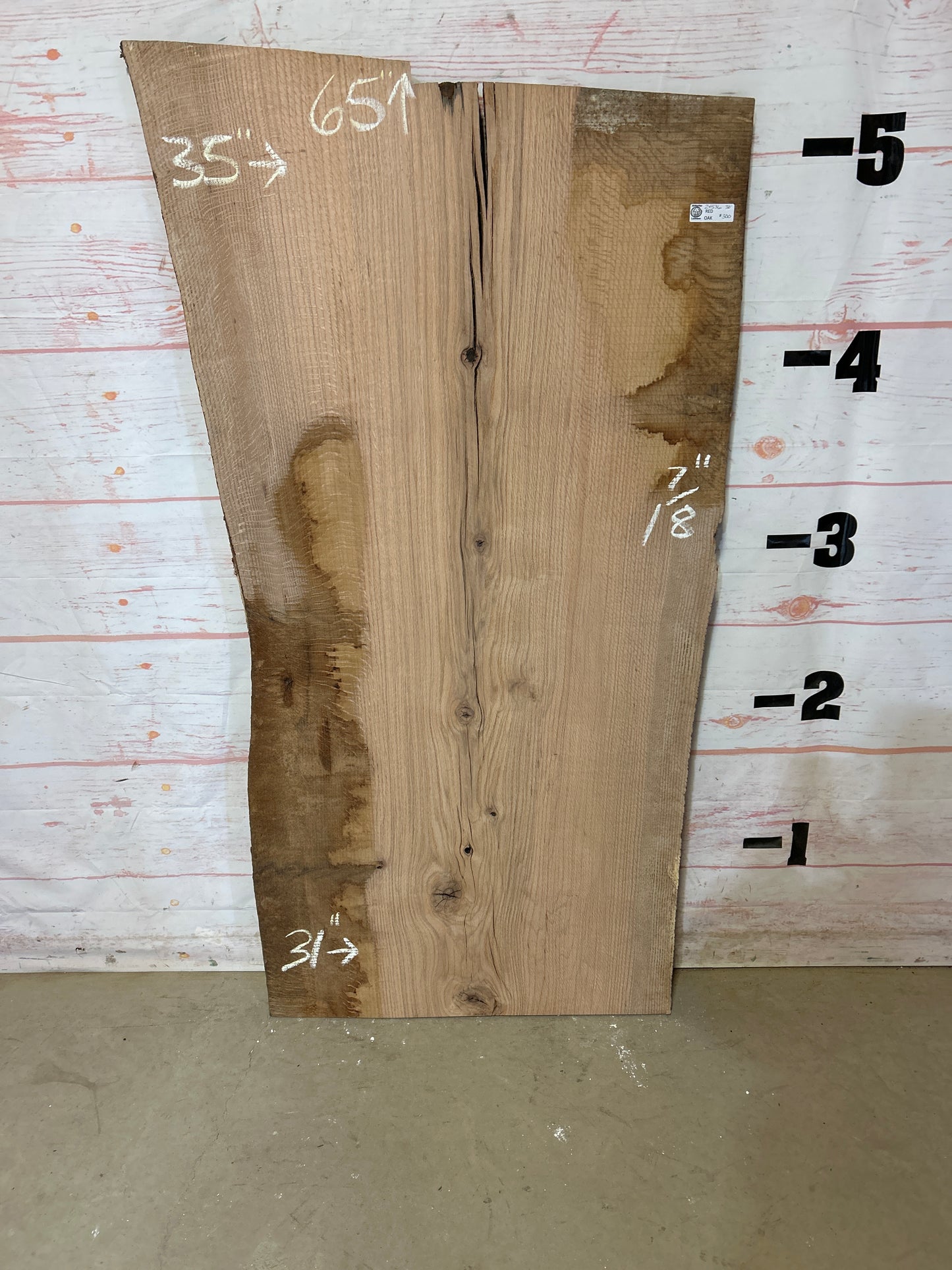 Live Edge Red Oak Sku#24536-30