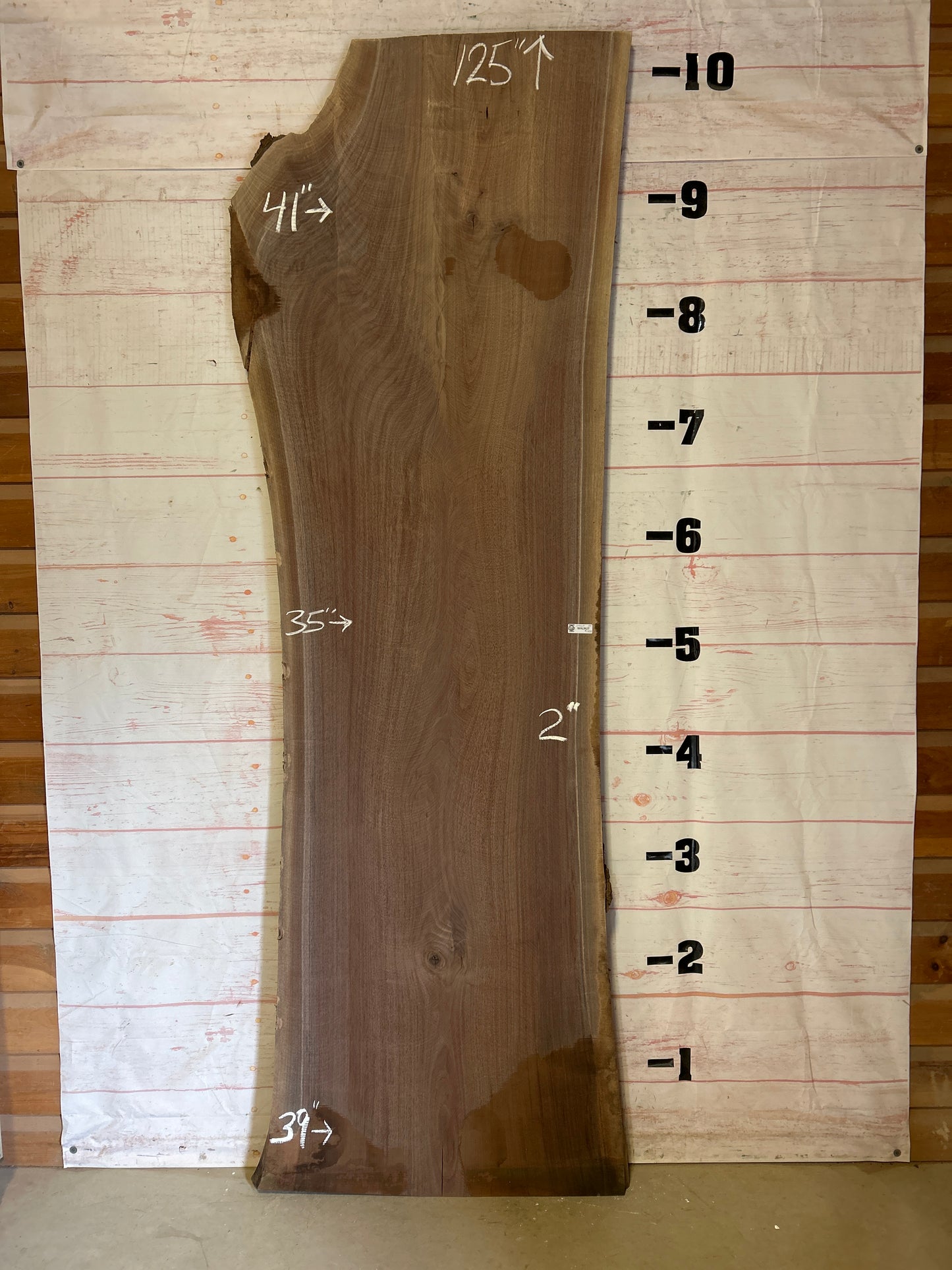 Live Edge Walnut Sku#24668-66