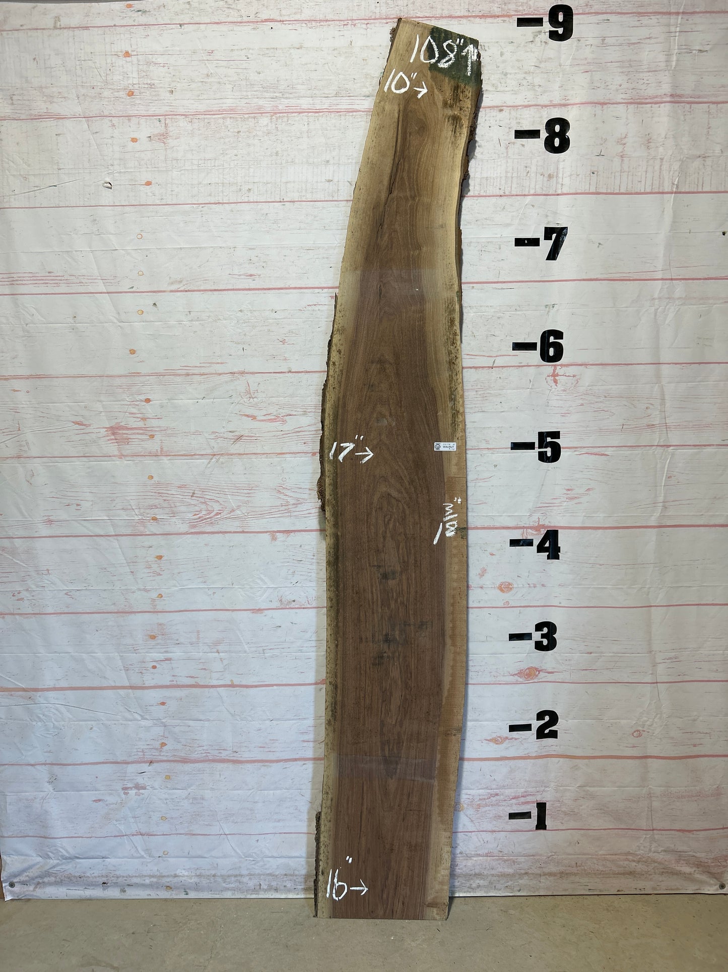 Live Edge Walnut Sku#25778M-16