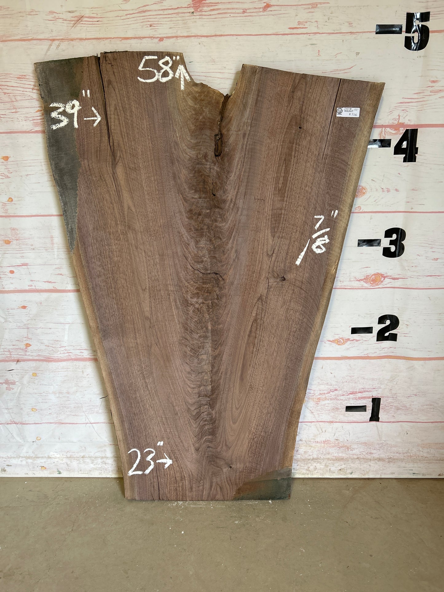 Live Edge Walnut Sku#24848A-22