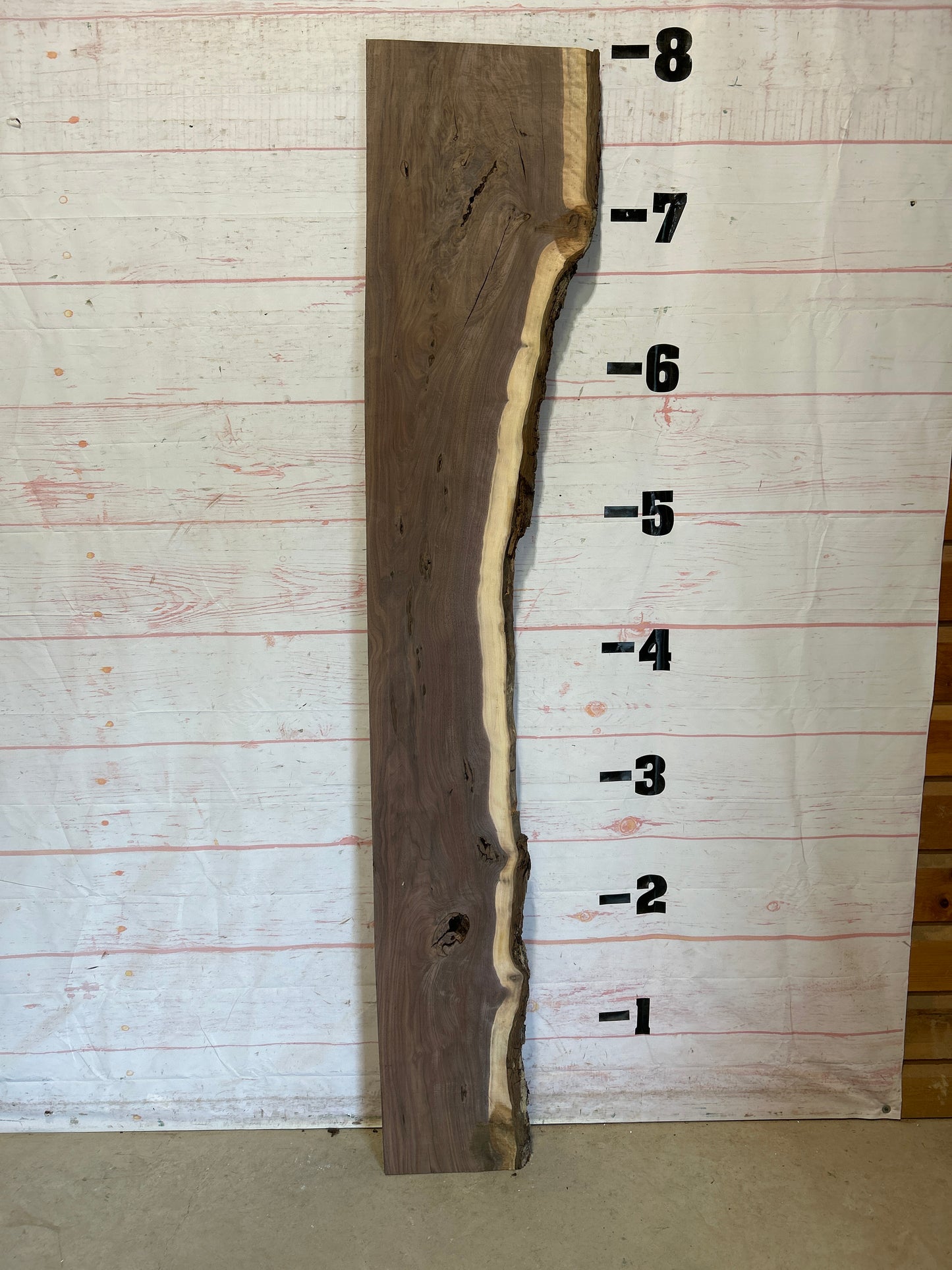 Live Edge Walnut Sku#25990A-18