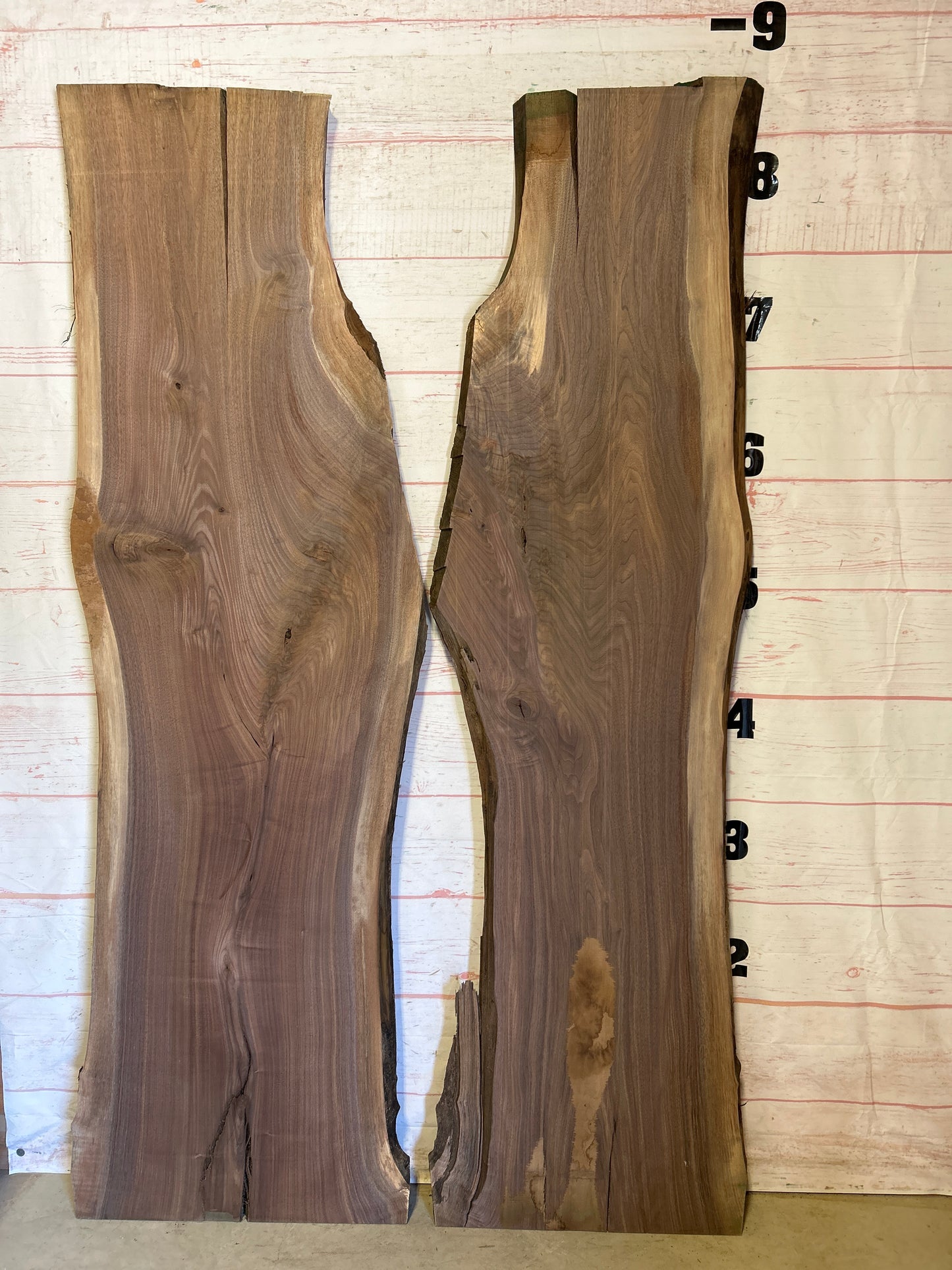 LiveEdge Walnut Set Sku#24107K-72