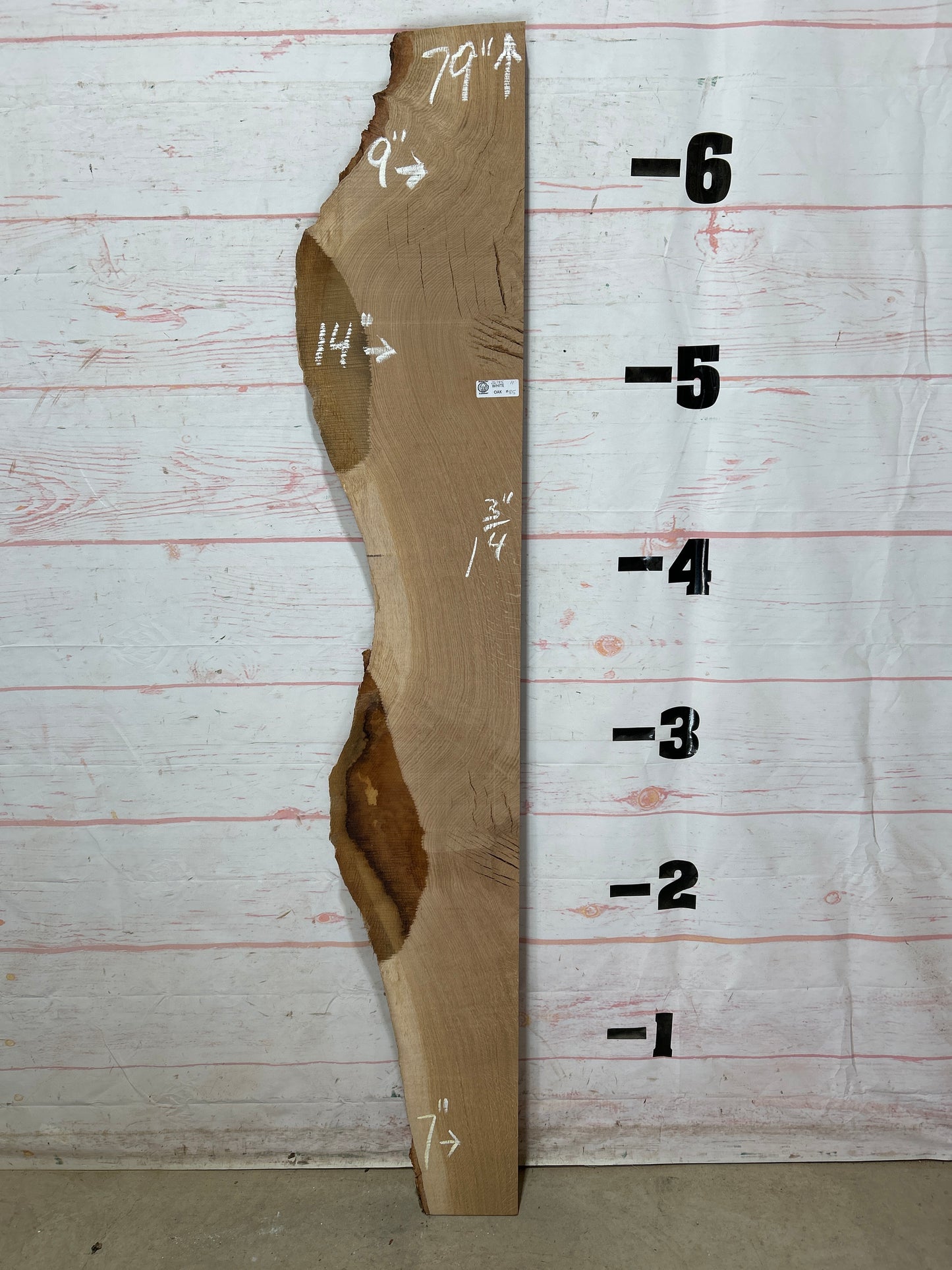 Live Edge White Oak Sku#26785-11