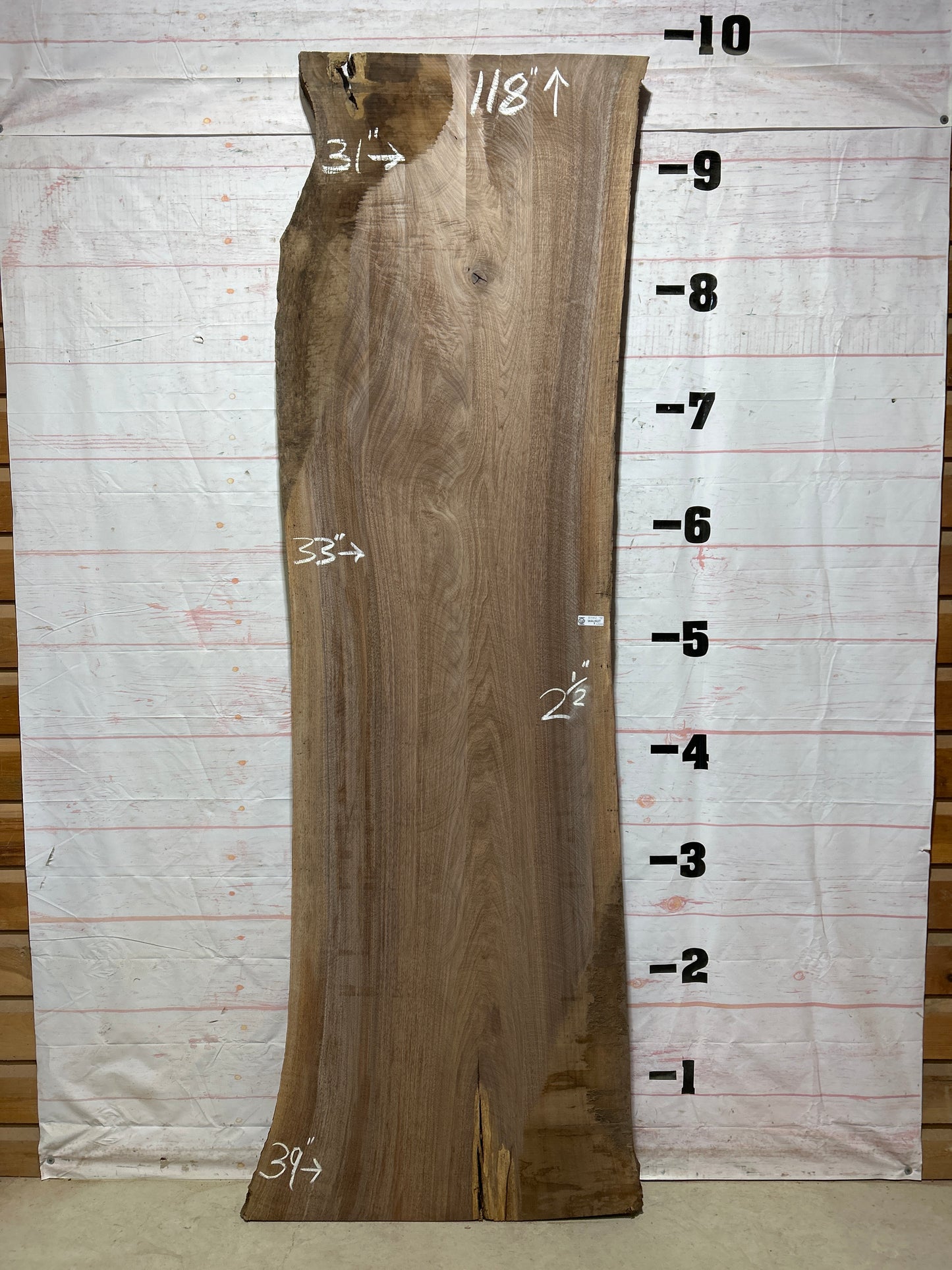 Live Edge Walnut Sku#27142-72