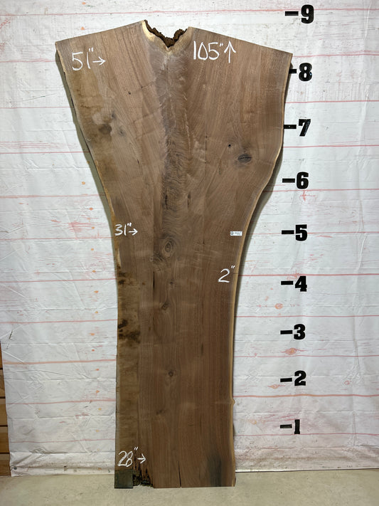 Live Edge Walnut Sku#26609J-58
