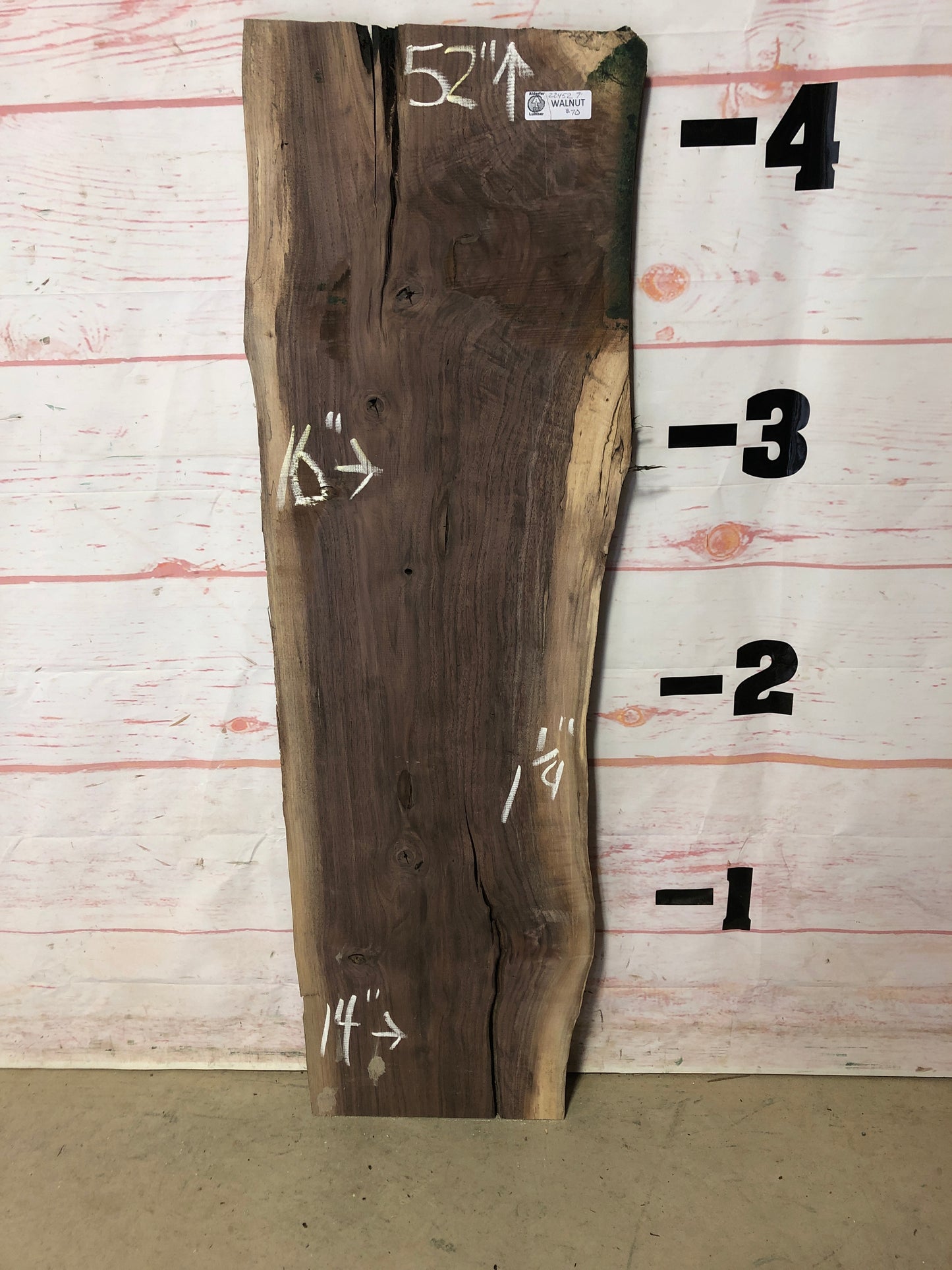 Live Edge Walnut Sku# 22452M-7