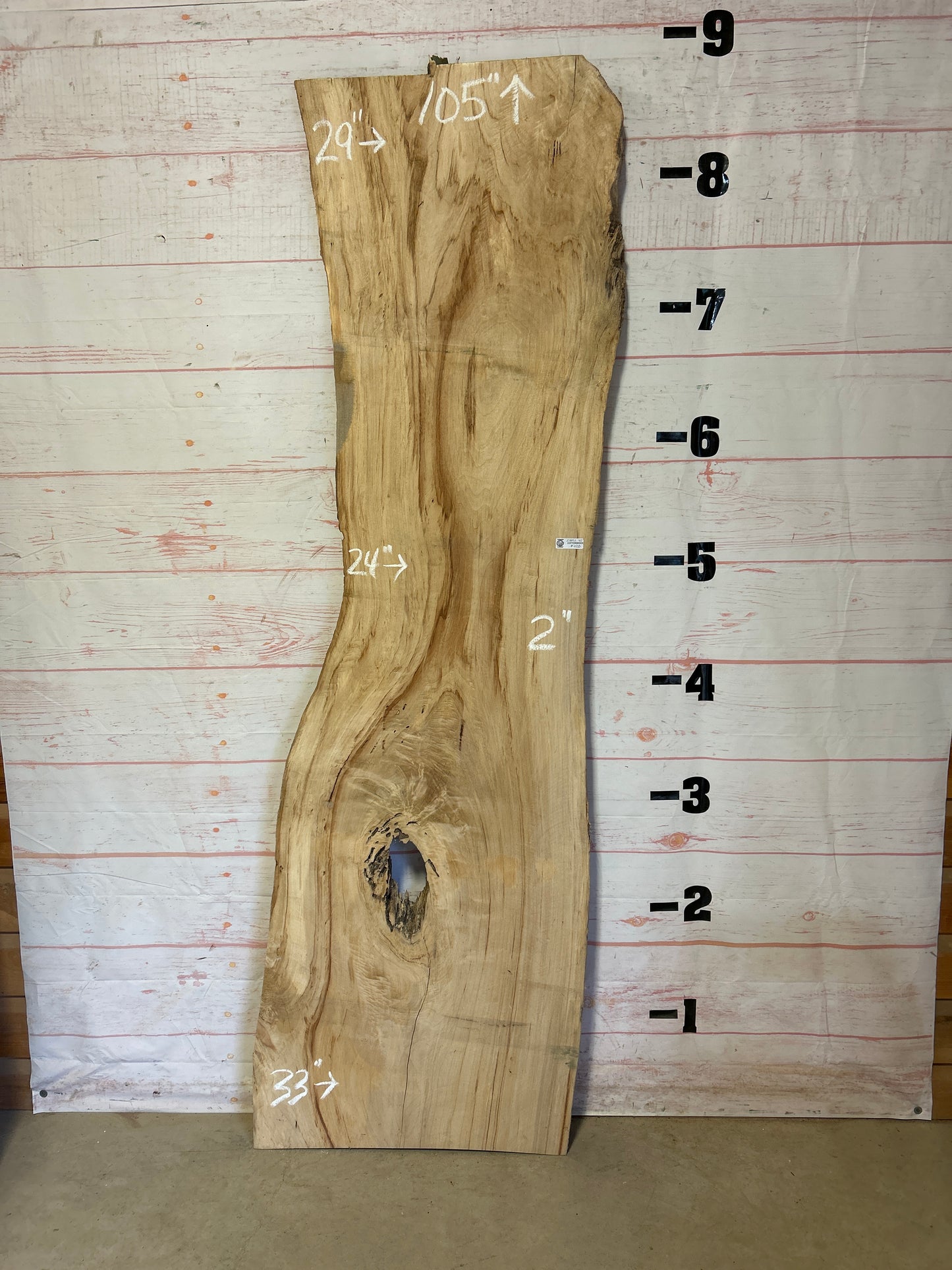 Live Edge Cottonwood Sku#23892-42