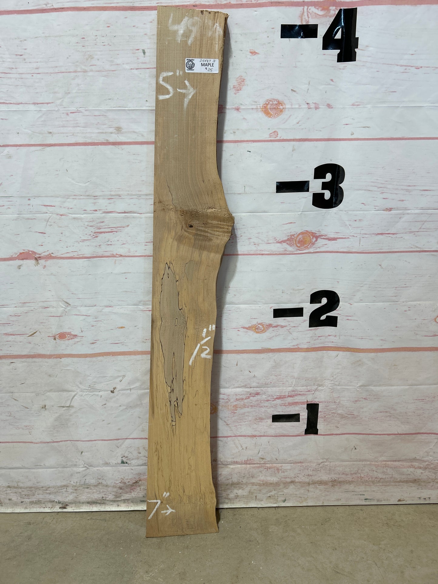 Live Edge Maple Sku#25487M-3