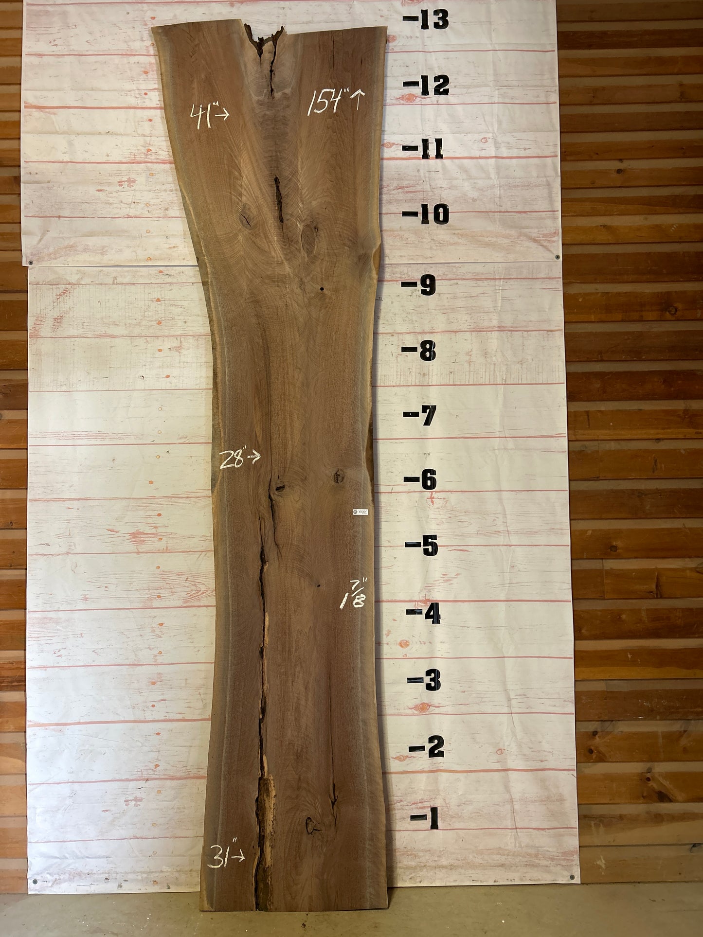 Live Edge Walnut Sku#24633-75