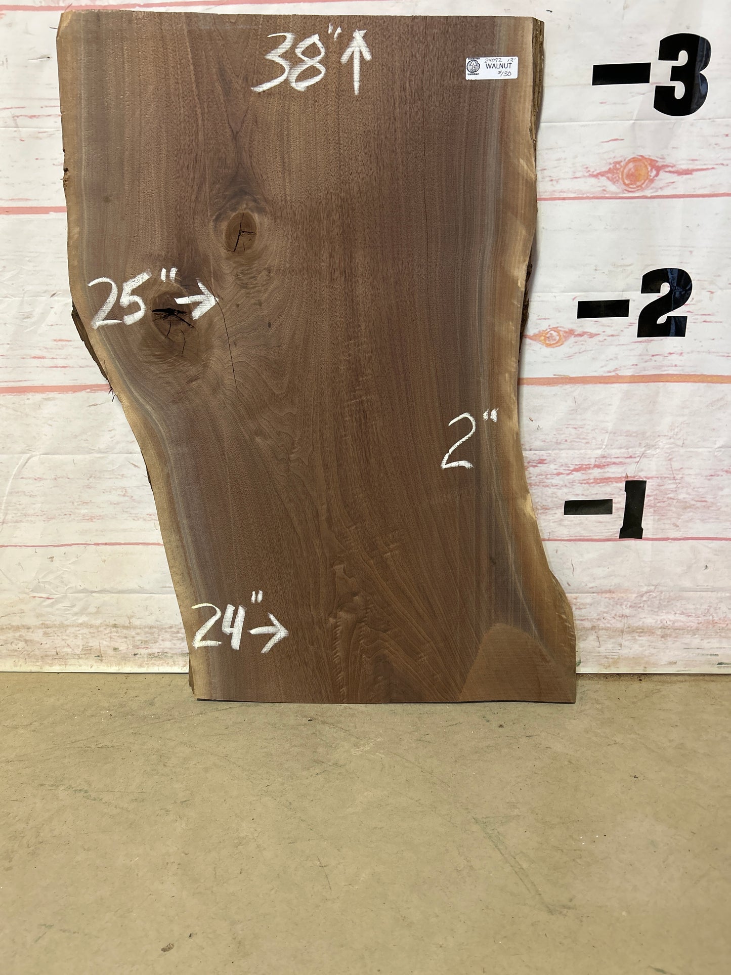 Live Edge Walnut Sku# 24092M-13