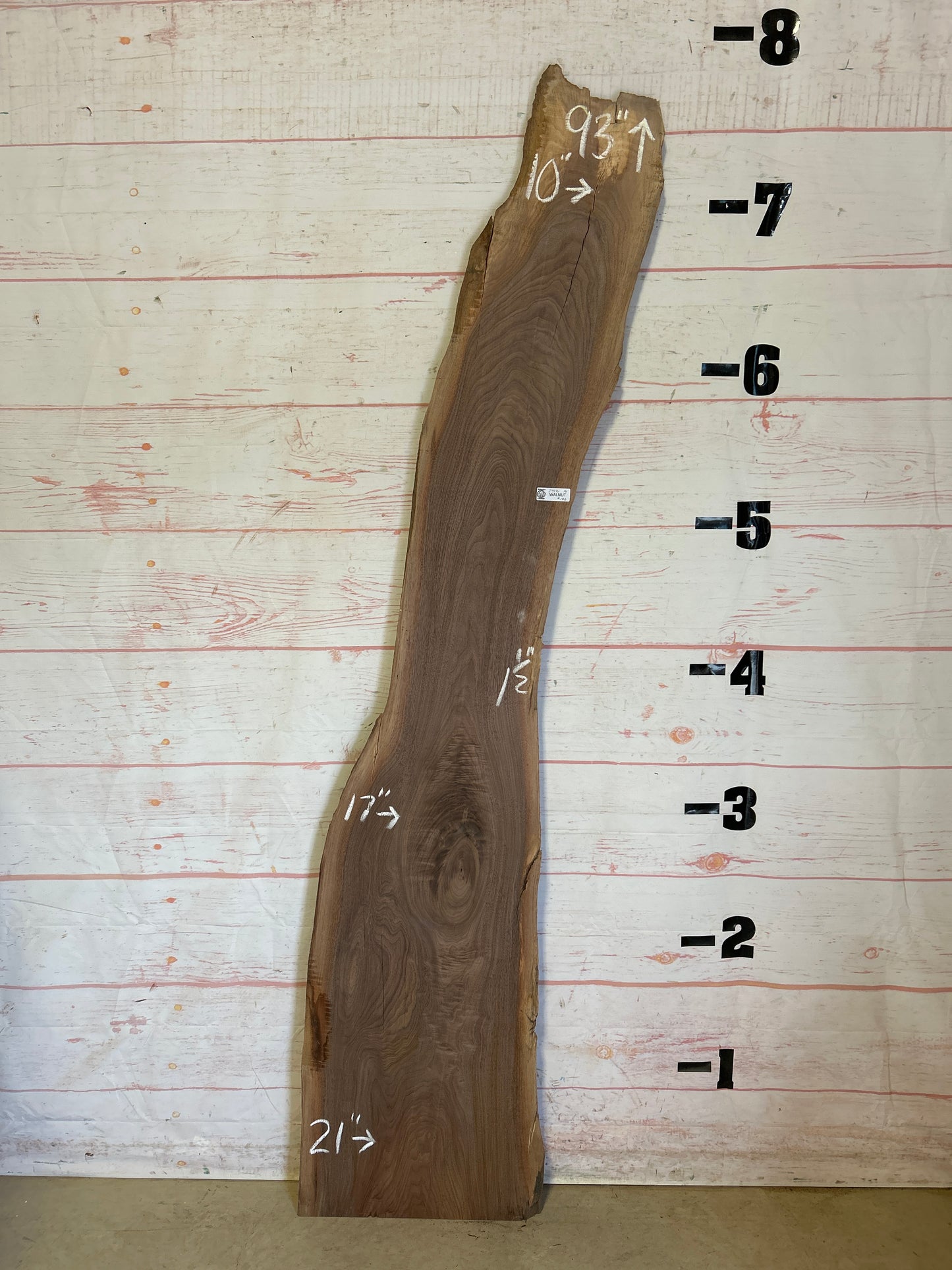 Live Edge Walnut Sku#23976G-16