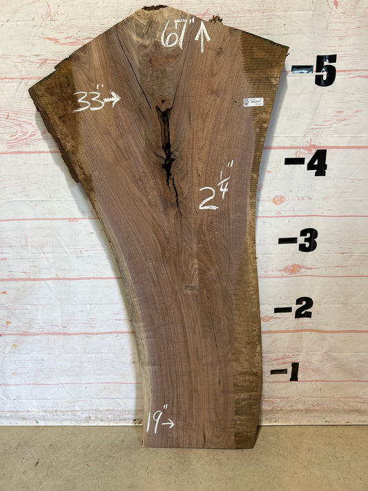 Live Edge Walnut Sku#26351A-27