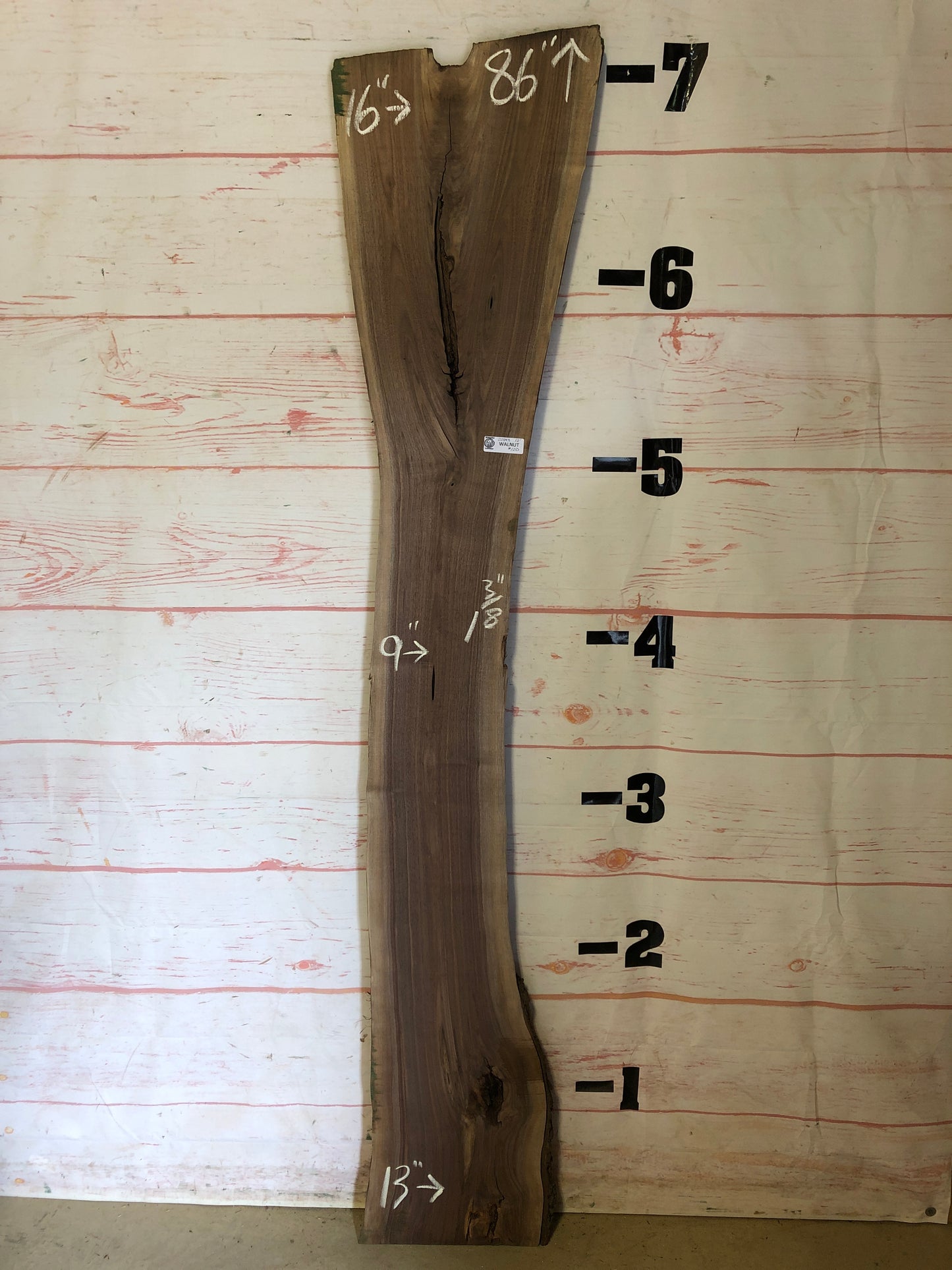 Live Edge Walnut Sku#22843-12