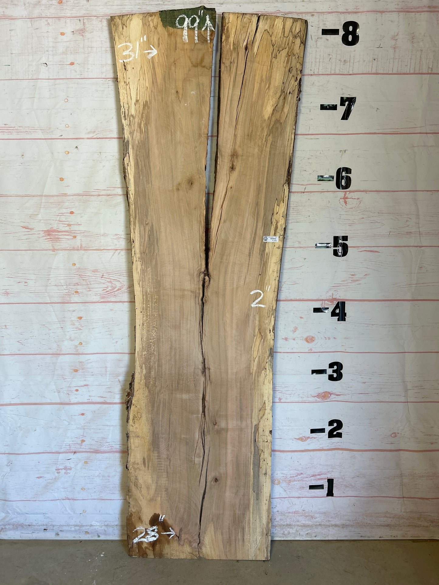 Live Edge Spalted Maple Sku#25185-41