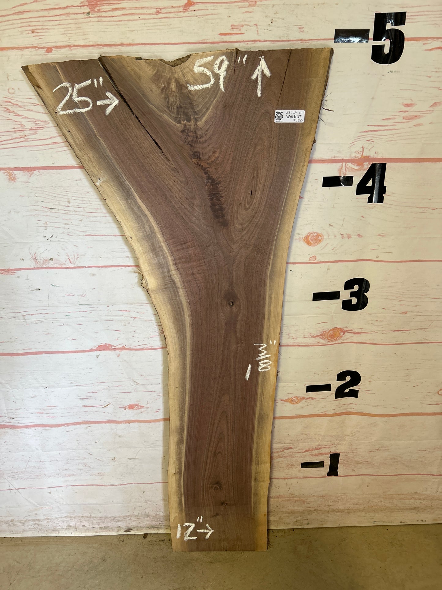 Live Edge Walnut Sku#23729M-12