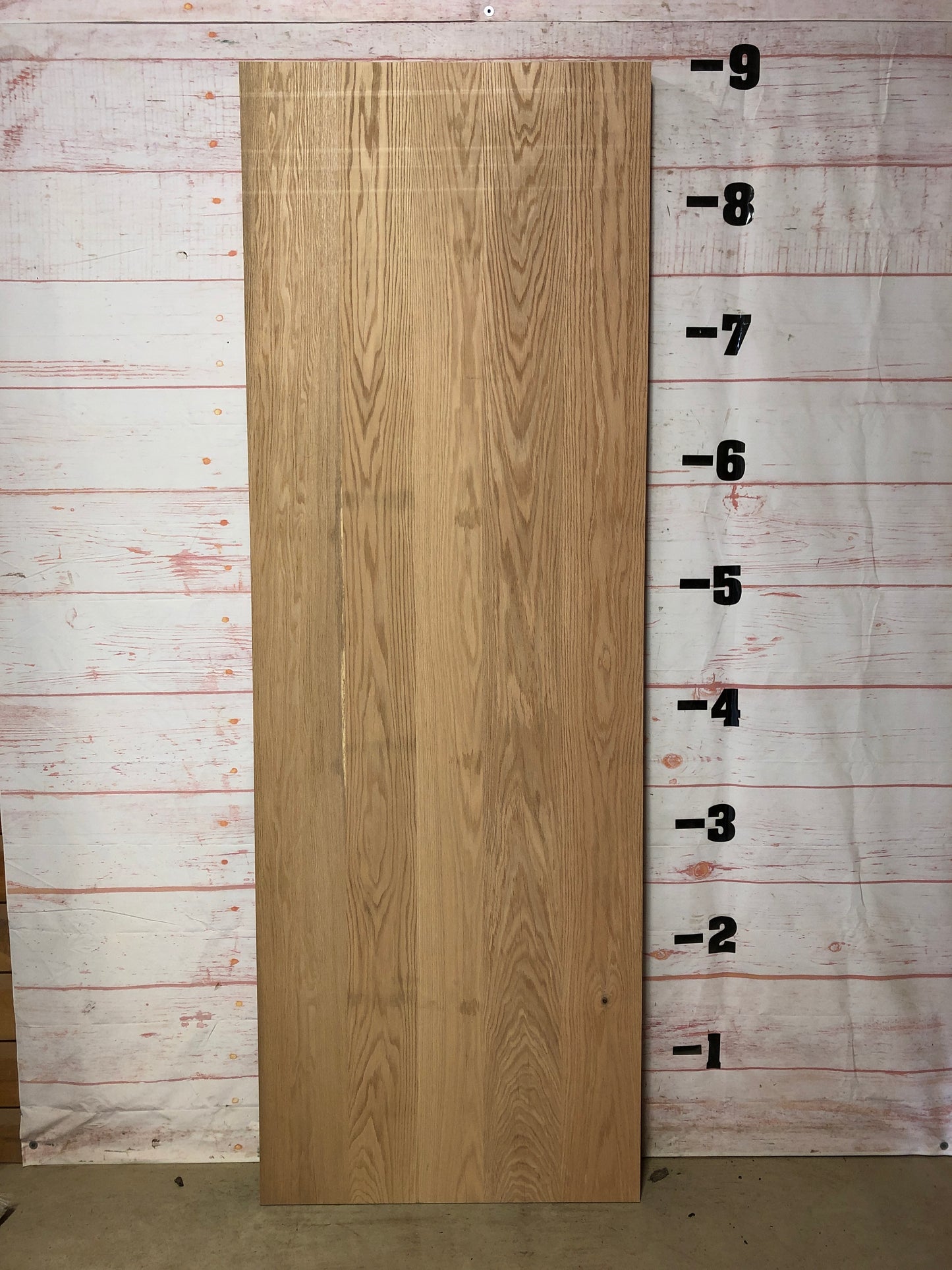 Straight Edge Red Oak Top Sku# 21431-88