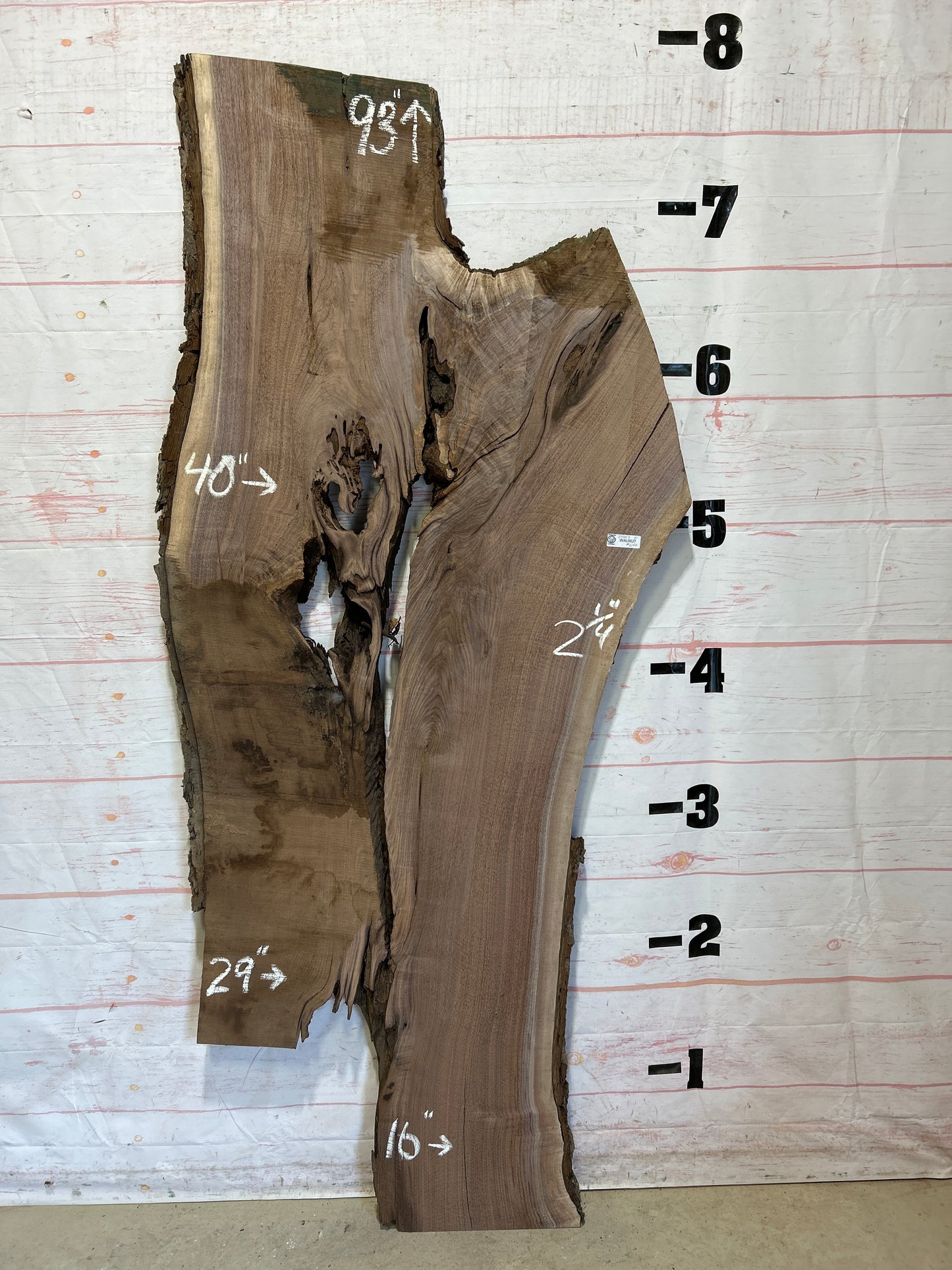 Live Edge Walnut Sku#25903-41