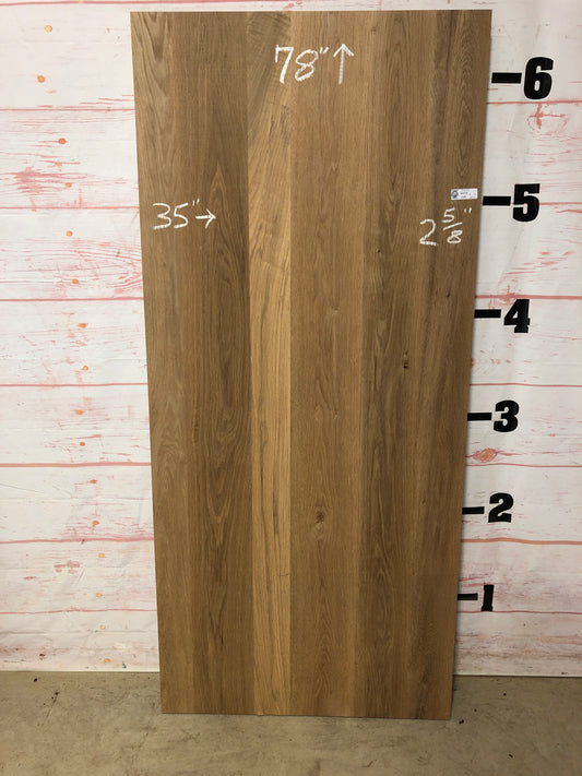 Straight Edge White Oak Top Sku# 21433-75