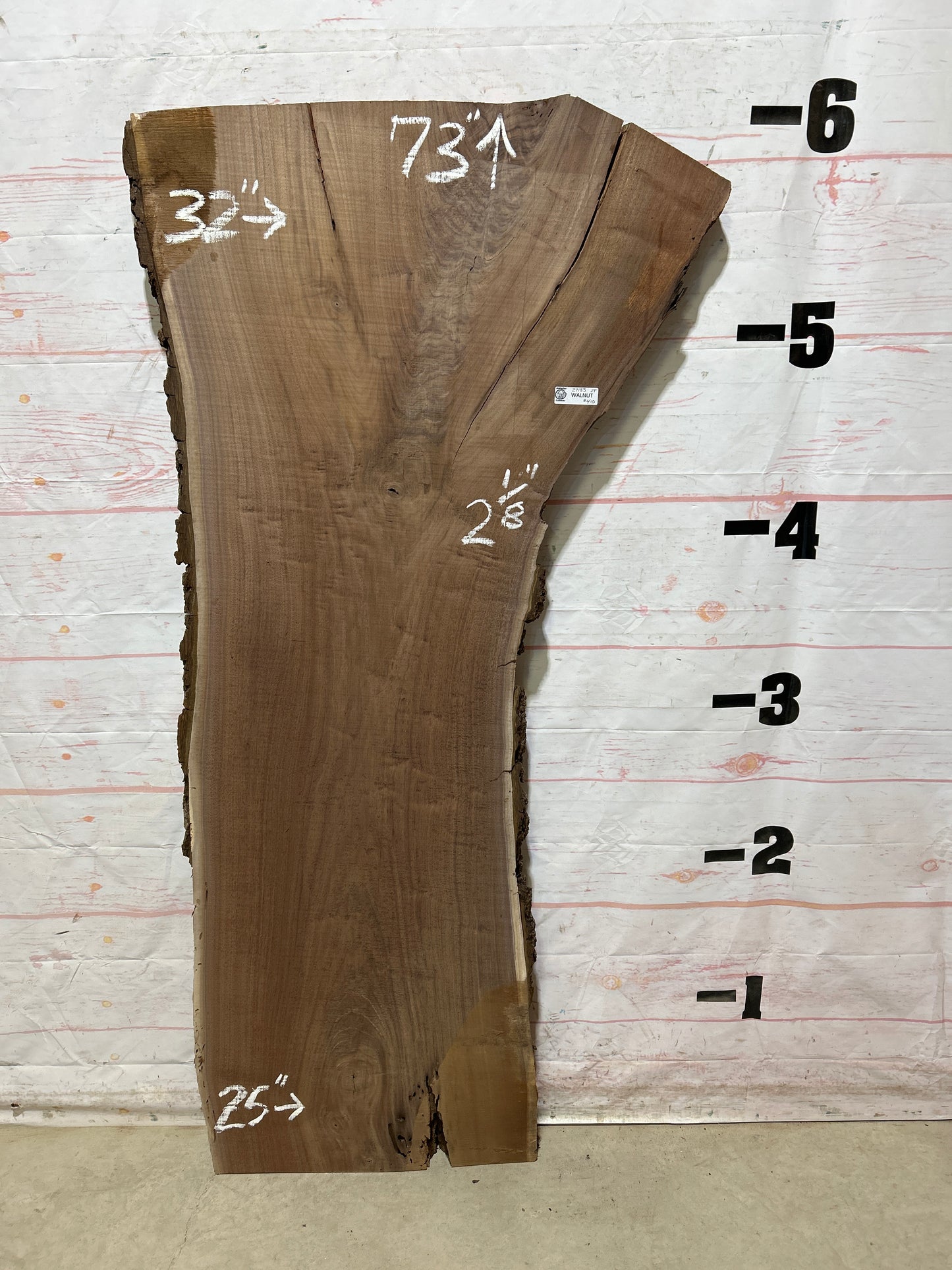 Live Edge Walnut Sku#27183A-29