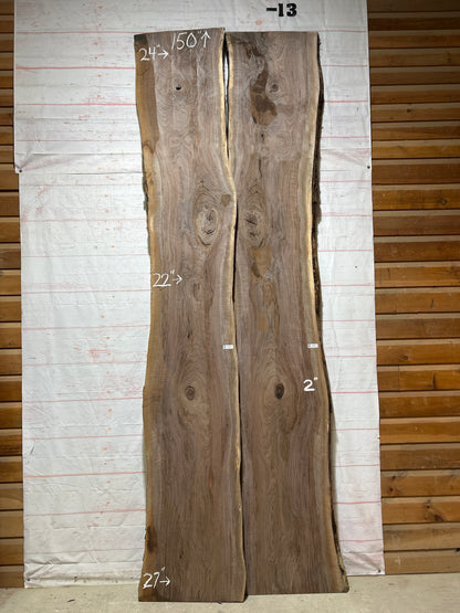 Live Edge Walnut Set Sku#26999-108