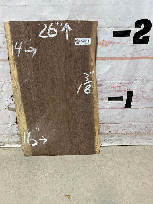 Live Edge Walnut Sku#26689M-4