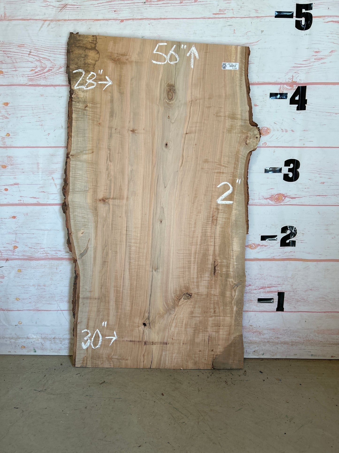 Live Edge Maple Sku#24046B-23