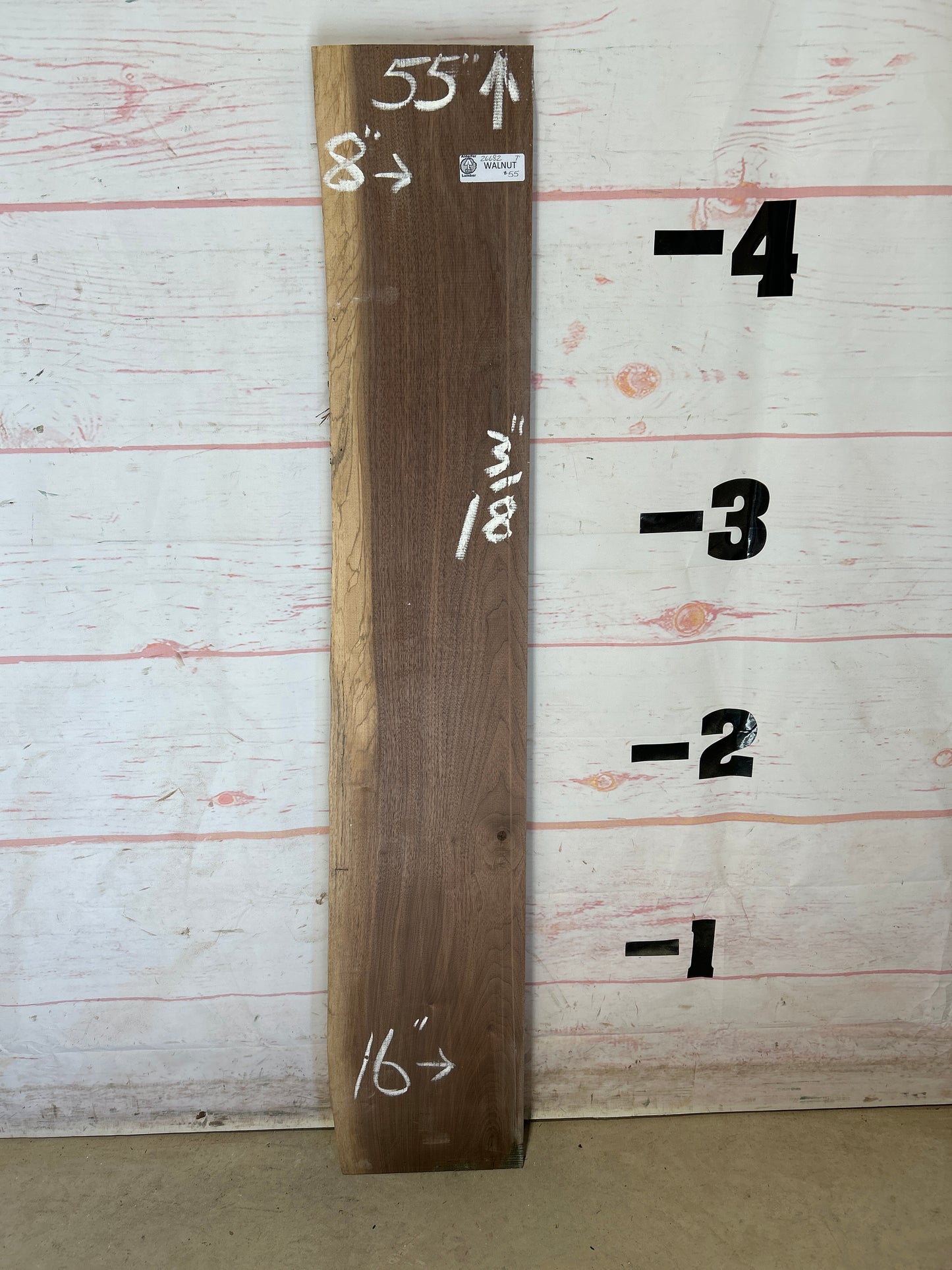 Live Edge Walnut Sku#26682M-7