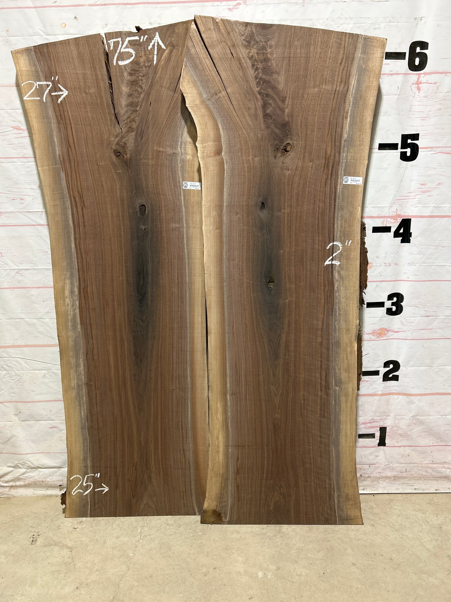 Live Edge Walnut Set Sku#26764K-54