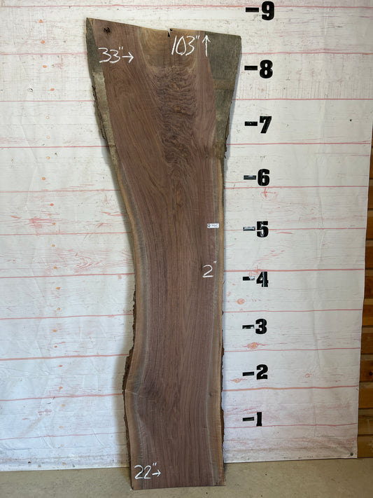 Live Edge Walnut Sku#25979K-40