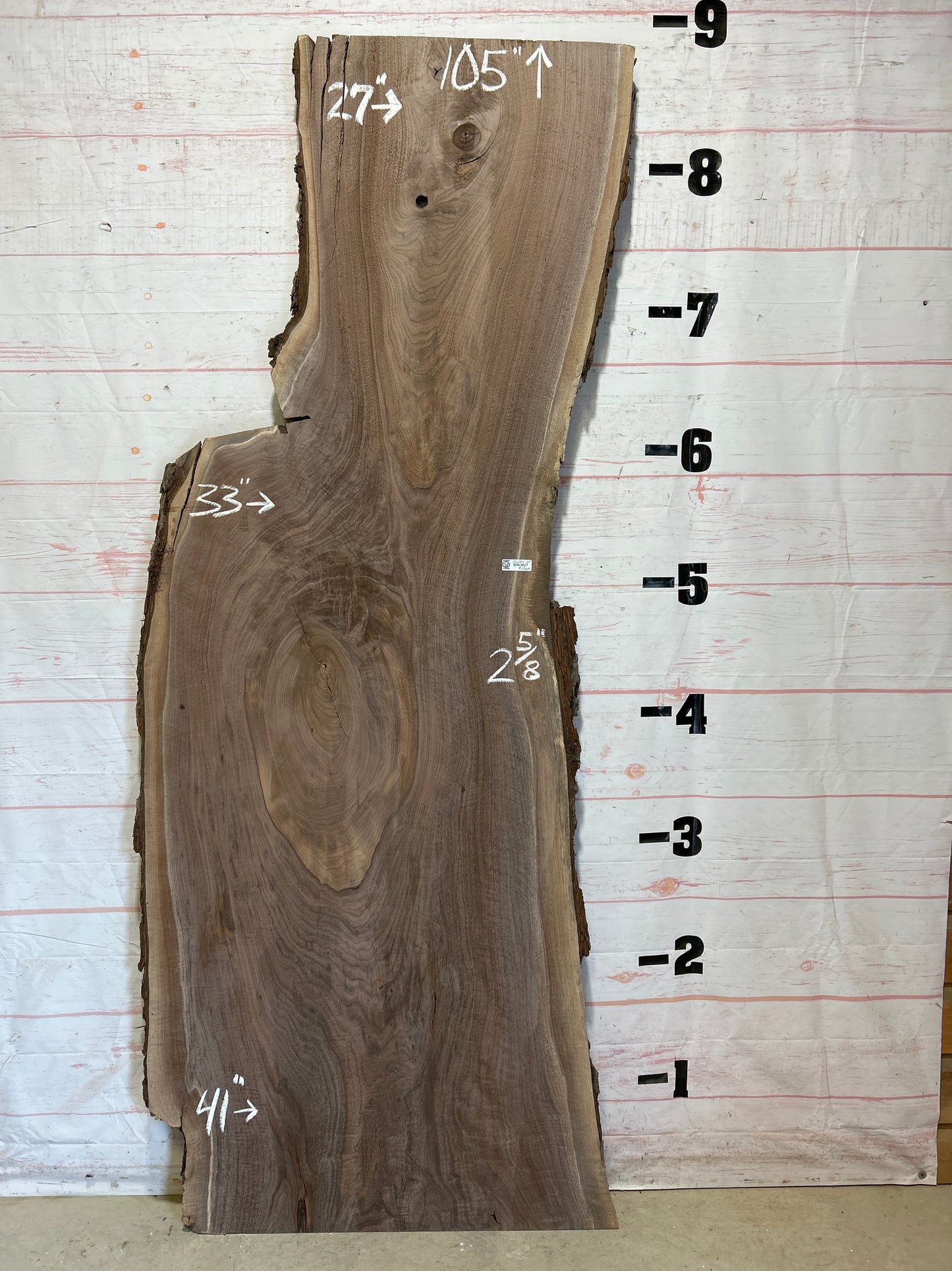 Live Edge Walnut Sku#26284-68