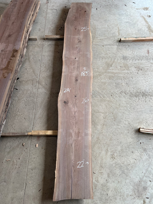 Live Edge Walnut Sku# 26840S-69