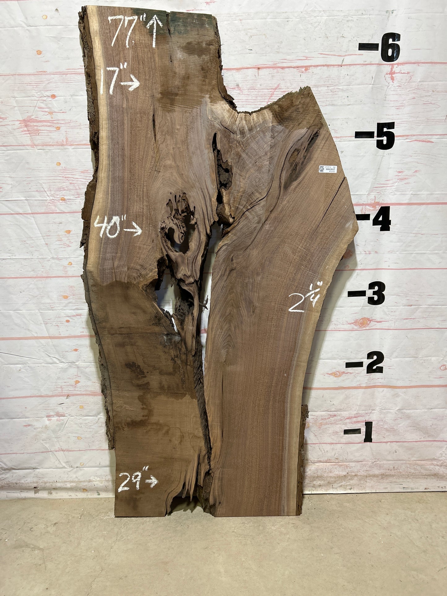 Live Edge Walnut Sku#25903-36