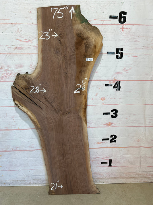 Live Edge Walnut Sku#25885A-26