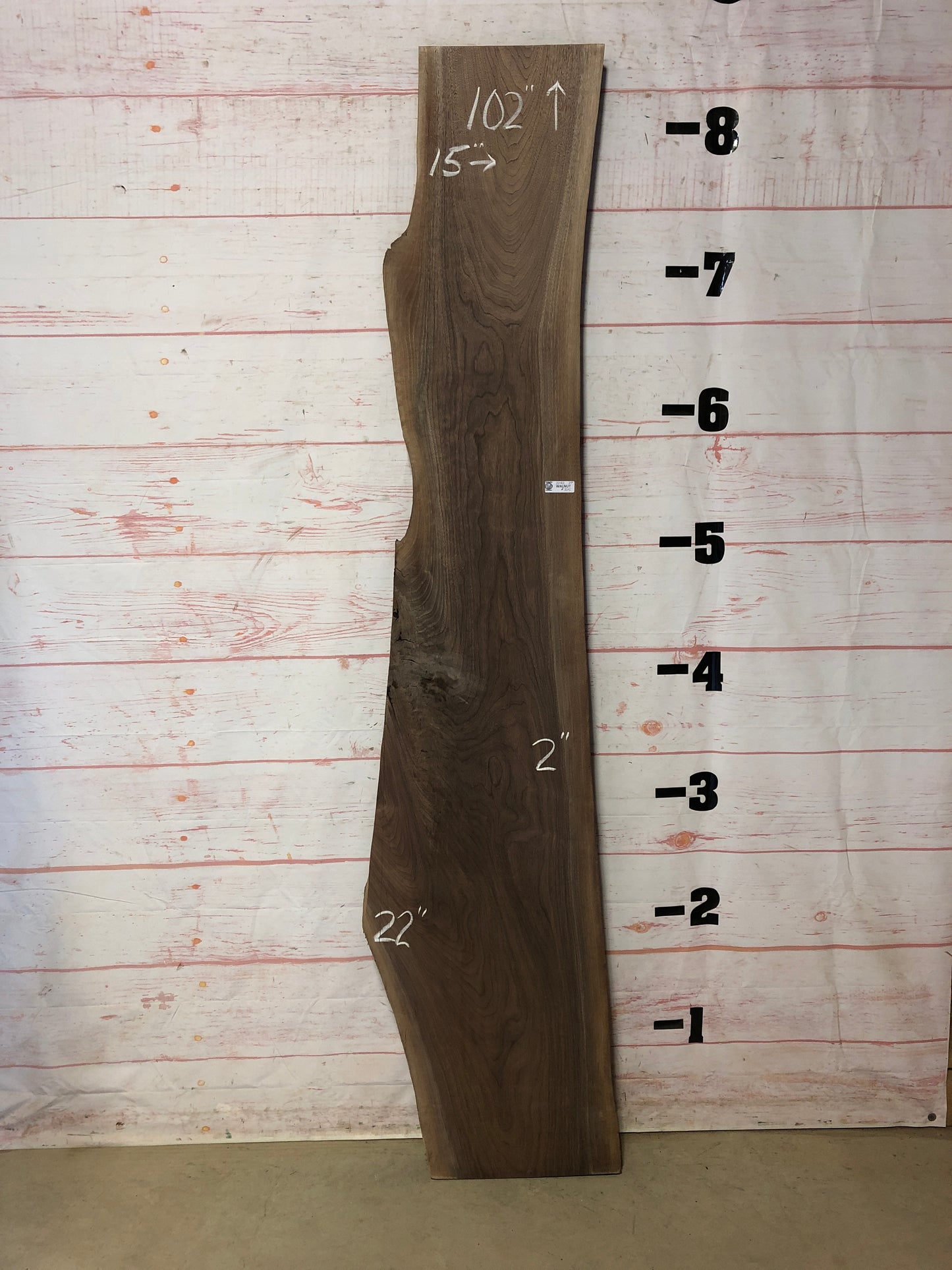 Live Edge Walnut  Sku# 22182J-27