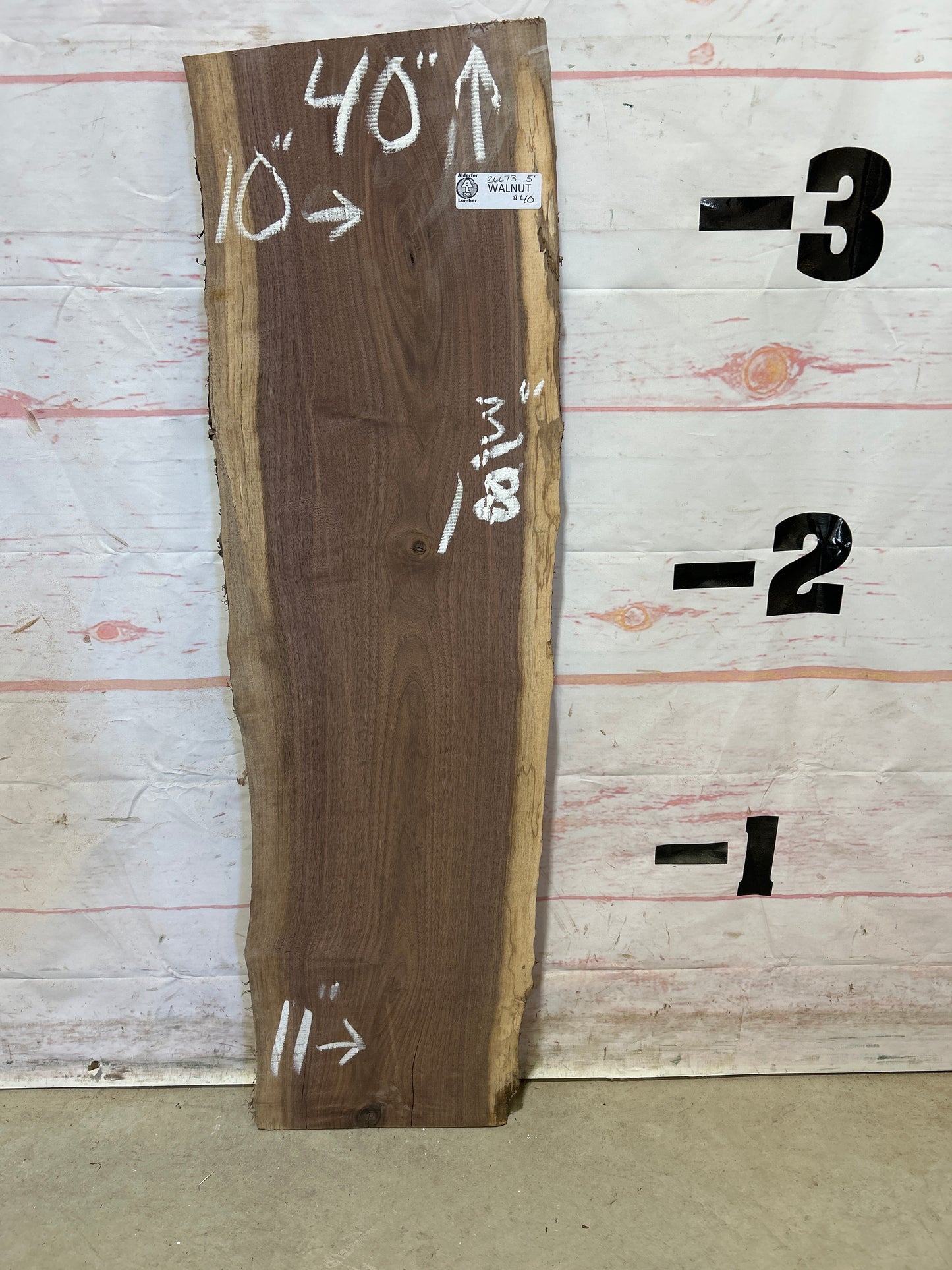 Live Edge Walnut Sku#26673M-5