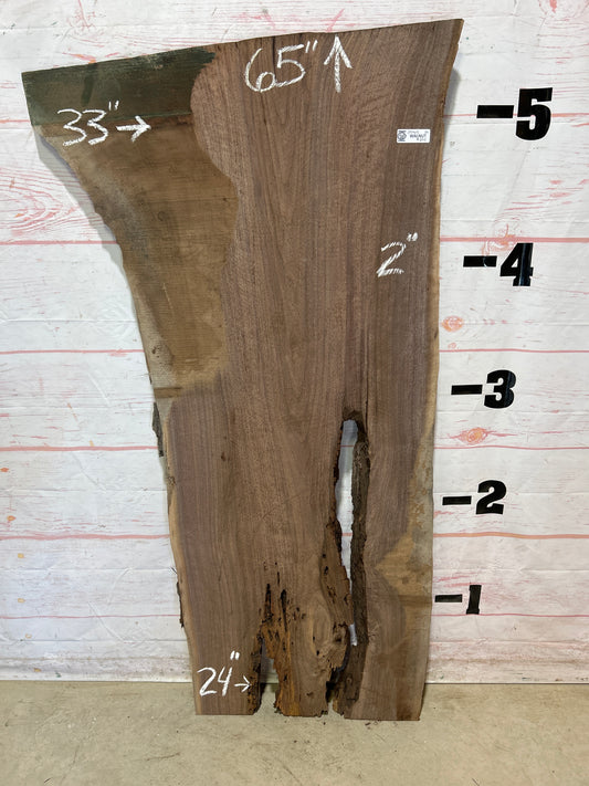 Live Edge Walnut Sku#25465-26