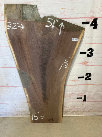 Live Edge Walnut Sku#26648M-9
