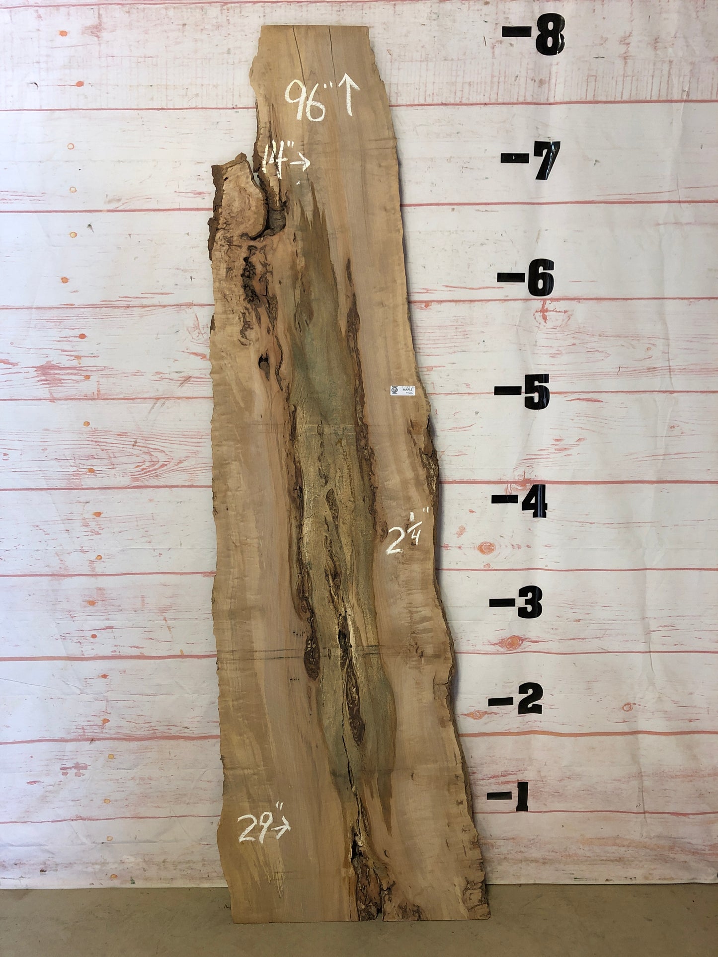 Live Edge Maple Sku# 21787N-33