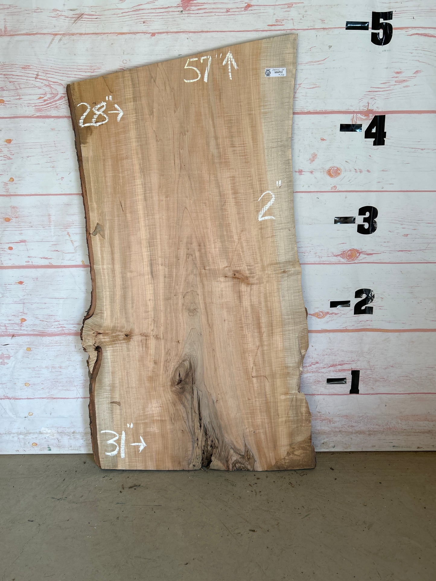 Live Edge Maple Sku#24045B-24