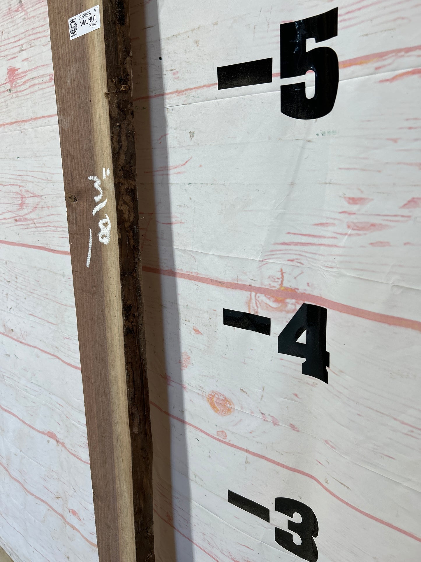 Live Edge Walnut Sku#25953C-4