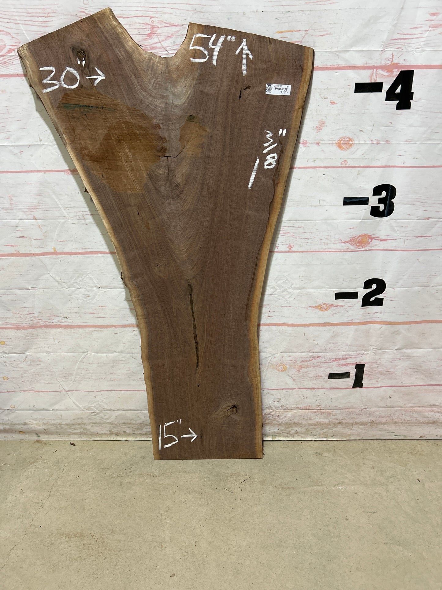 Live Edge Walnut Sku#25679M-13