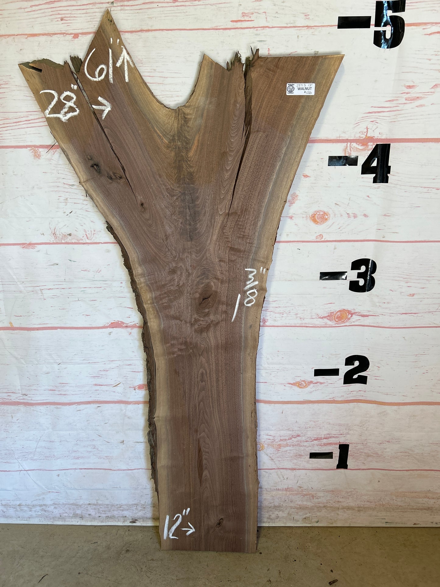 Live Edge Walnut Sku#23713M-13