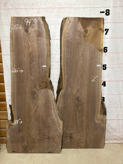 Live Edge Walnut Set Sku#27067K-84