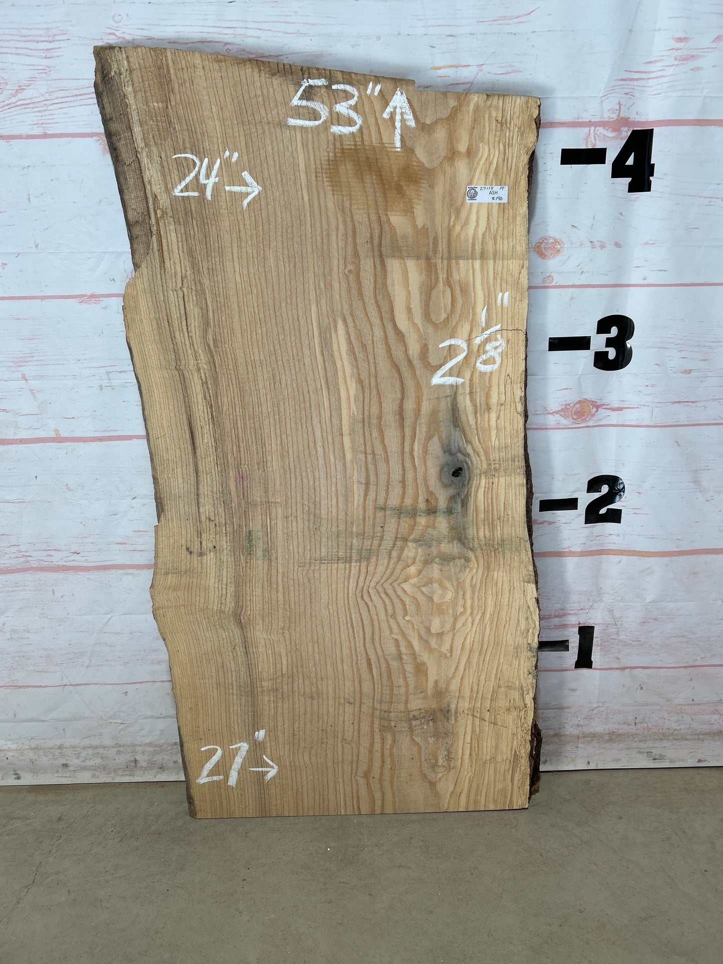 Live Edge Ash Sku#27118-19