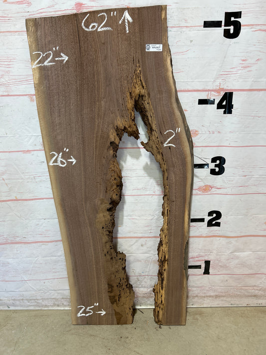 Live Edge Walnut Sku#25464A-21
