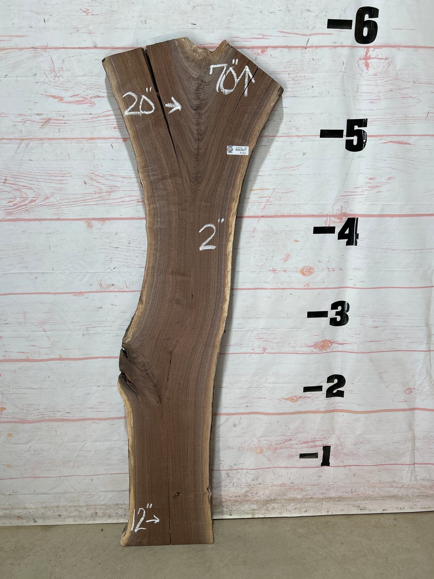 Live Edge Walnut Sku#27085G-16