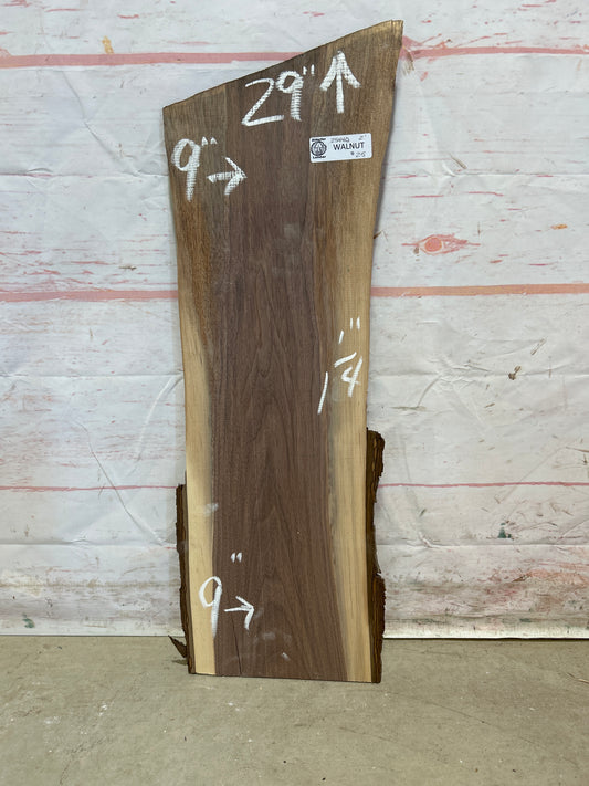 Live Edge Walnut Sku#25440M-2