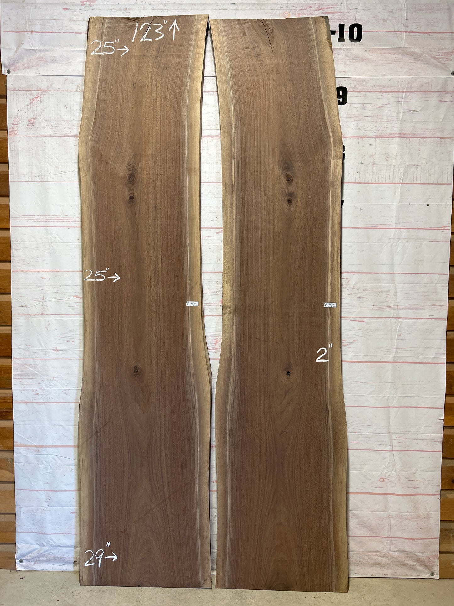 Live Edge Walnut Set Sku#26188K-92